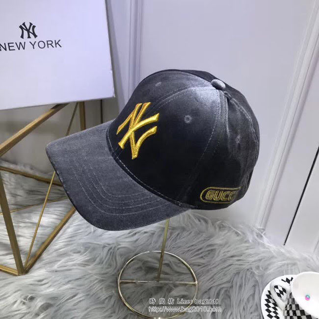 MLB 新款專櫃同步 NY與Gucci聯名棒球帽 6881908 LLWJ5800